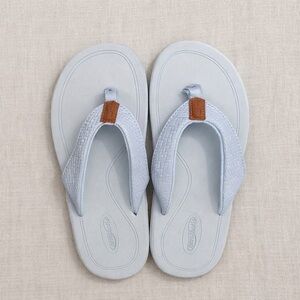 ✨ Aerothotic Arch Support Flip Flops | Minimalist Coastal Gray Size 6